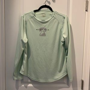 Teal Breathable Long Sleeve Shirt